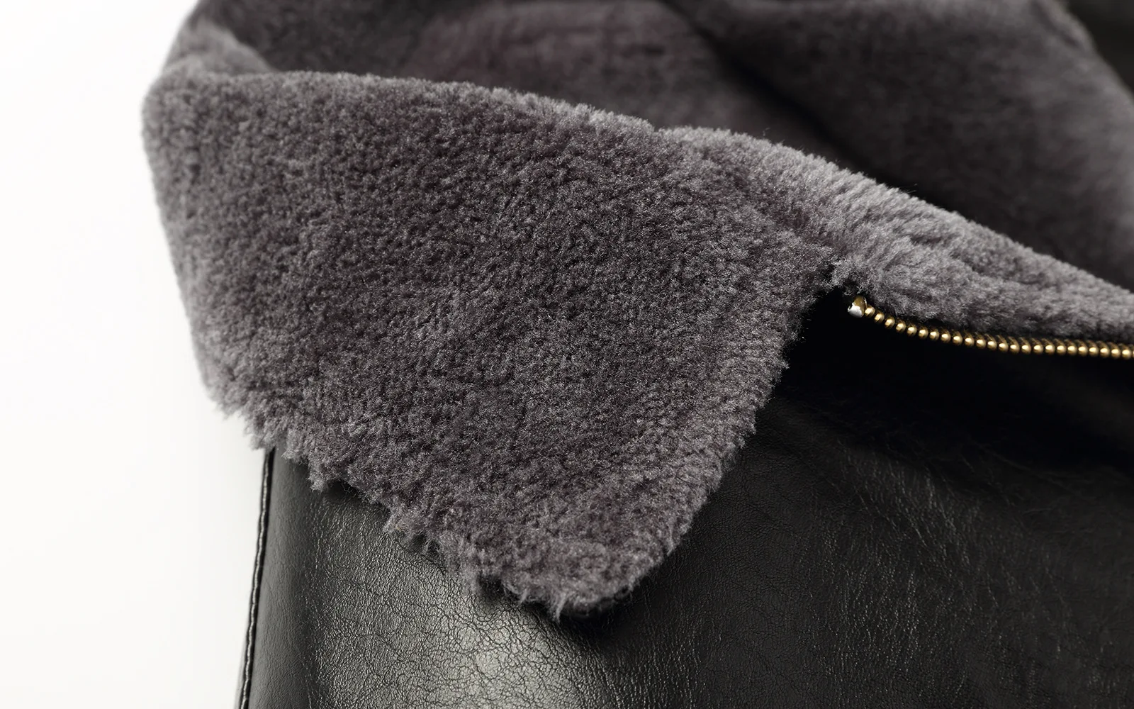 Куртка мужская из искусственной кожи теплая Повседневная пушистая Ветровка