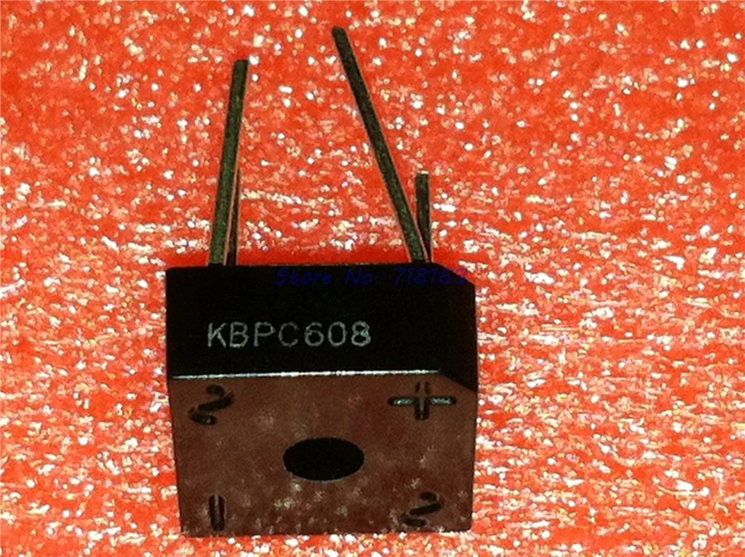 

10pcs/lot KBPC608 KBPC-608 6A 800V DIP-4