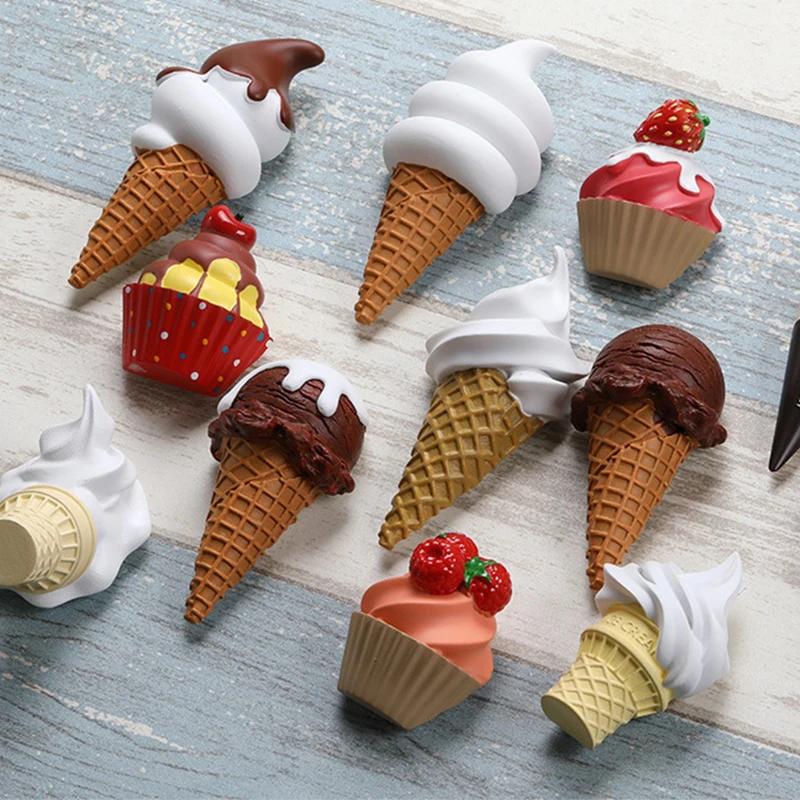 Милый декоративный магнит для мороженого и торта недорогая магнитная доска из