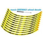 Mavic DEEMAX аксессуары для горного велосипеда 26er 27,5 er 29 комплект велосипедных колес набор желтых колес наклейки 1 пара набор колес