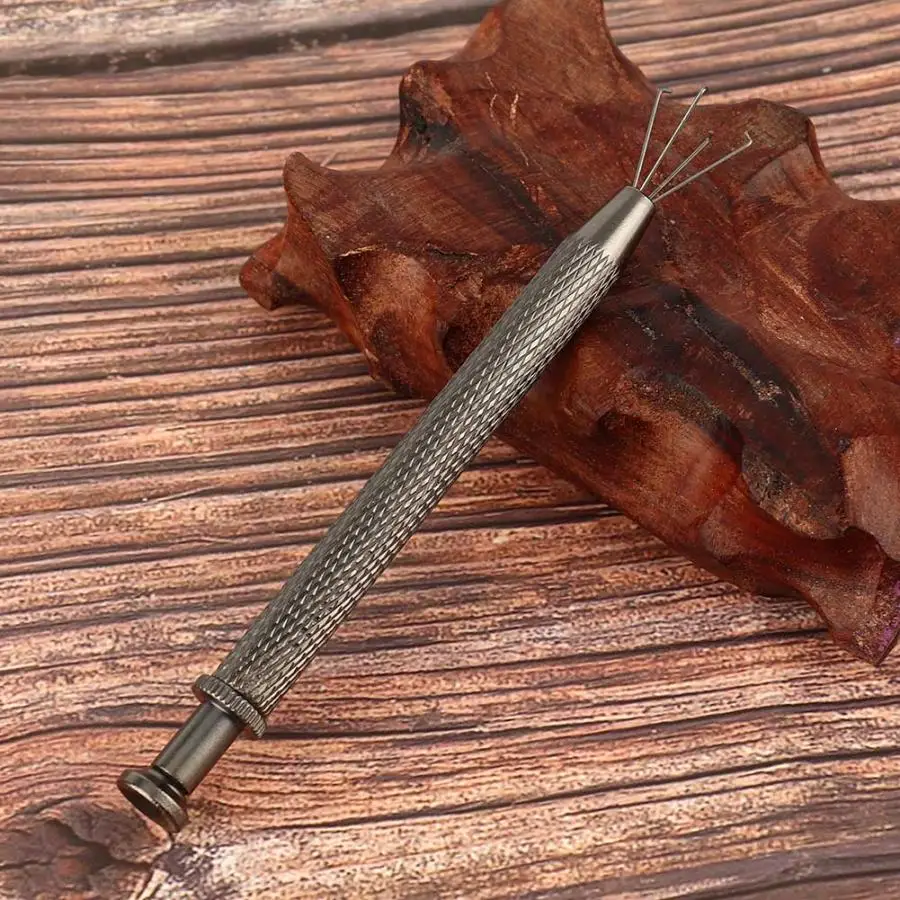 Профессиональный инструмент для уборки ювелирных изделий с 4 зубцами обработки