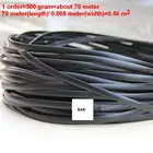 Черный плоский синтетический ротанговый Плетеный материал пластиковый ротанг для вязания и ремонта стула стол, корзина для хранения и т. Д.