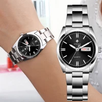 wwoor white black watch for women 2021 top brand luxury stainless steel waterproof casual dress women bracelet watch reloj mujer