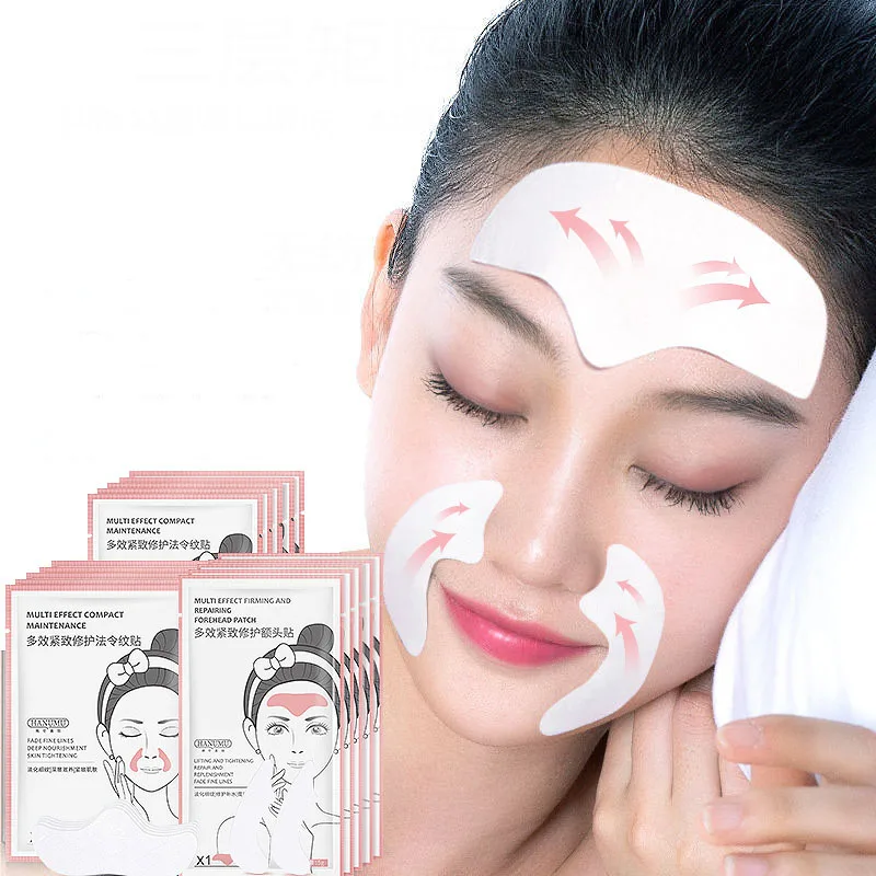 

Nasolabial Folds Patch 5PCS Remove Forehead Lines Fade Fine Line Stickers Anti-Wrinkle Firming Face Skin Care Anti Aging Mask M