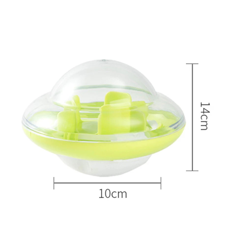 

Dog Ball Toys Dog Food Ball Puppy Food Dispenser Food Dispenser Pet Tumbler Treat Ball UFO Shape Dogs Cats Interactive Bit Toy