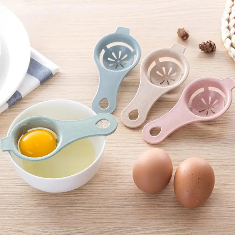 

5 Colours Egg Separator Eggs Yolk Filter Gadgets Eco Friendly Plastic White Yolk Sifting Home Tool Kitchen Accessories Tools 1pc