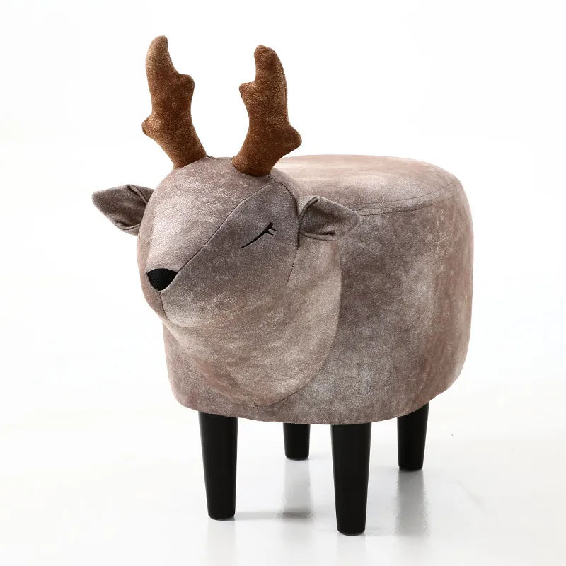 Современная минималистская домашняя обувь скамейка мультяшный олень одежда