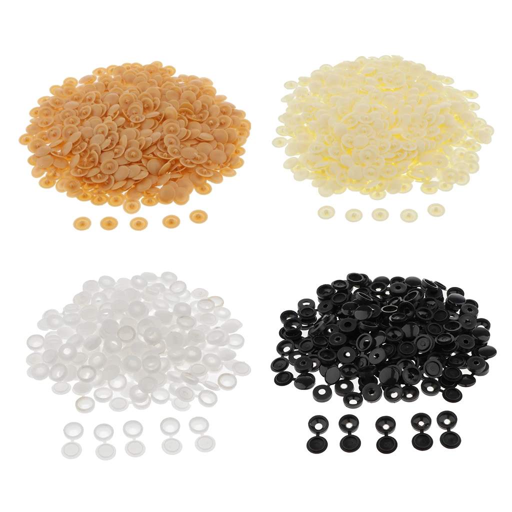 100 шт. практичные саморезы декоративная крышка пластиковые гайки болты крышки