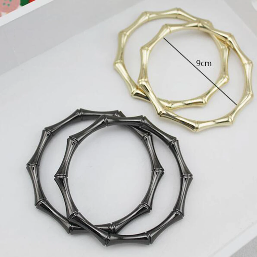 2 шт. круглая металлическая сменная Верхняя ручка для сумок аксессуары через