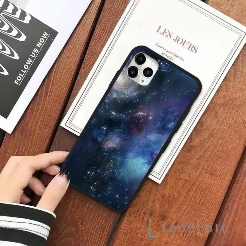 

space color pink art cartoon plane Phone Cases for iPhone 11 12 pro XS MAX 8 7 6 6S Plus X 5S SE 2020 XR Soft silicone Funda