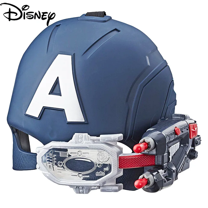 

Disney Cartoon Marvel Captain America Hero Role Playing Helmet Play Mask Costume Party Helmet Props Civil War Hand Smasker