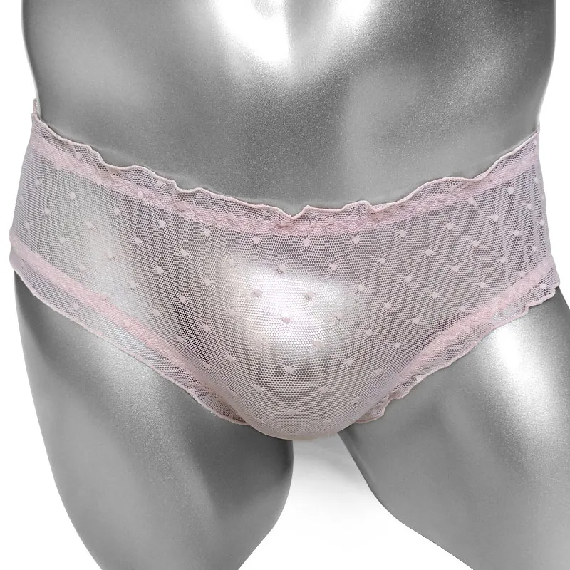 Трусы брифы мужские сетчатые прозрачные с низкой посадкой| |