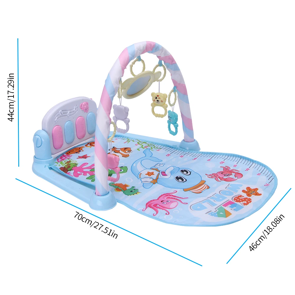 

Baby Gym Floor Soft Play Mats Soft Lighting Rattles Musical Toys Play Piano Gym Toy Infant Educational Toys Baby Gift