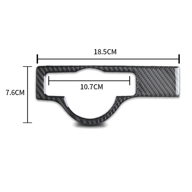 

Car Headlight Button Cover Fog Lamp Switch Sticker for Mercedes Benz C-Class W204 2007-2011 Carbon Fiber