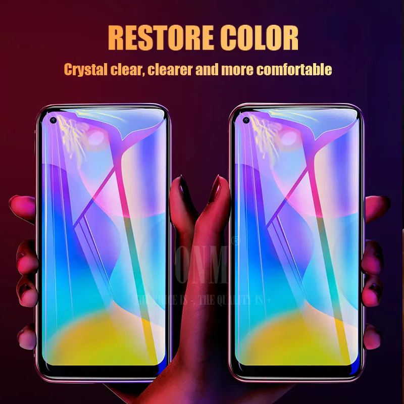 Антишпионское закаленное стекло для Oppo Reno 10x zoom полное покрытие экрана протектор