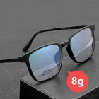Для мужчин негабаритных Сверхлегкий Титан большая оправа для очков Tr90 близорукости, очки с диоптриями рамка для пресби