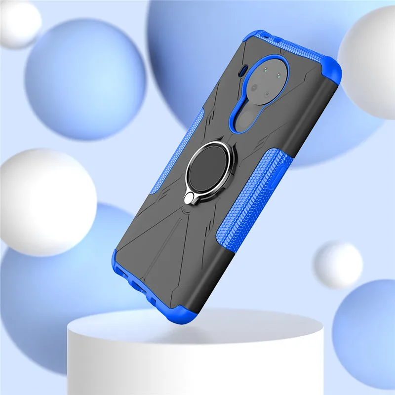 Armor PC Cover For Nokia 3.4 Case For Nokia 3.4 Cover Shockproof Soft Silicone TPU Protective Phone Bumper For Nokia 3.4 5.4 2.4