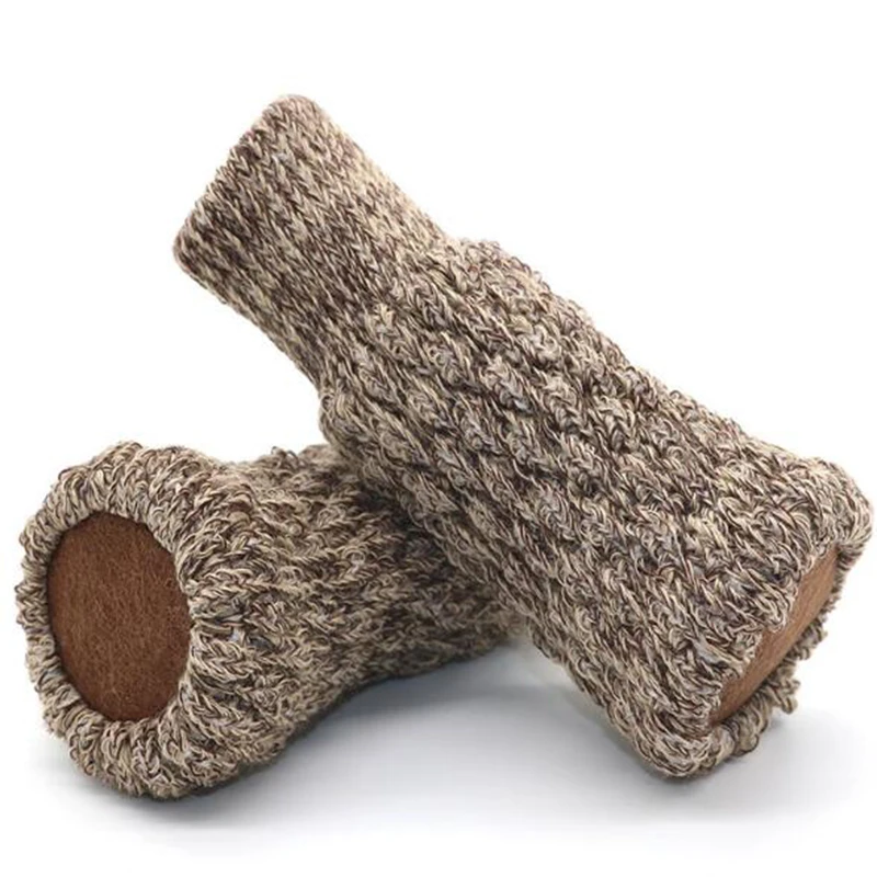 

32PCS Chair Leg Socks Knit Non-Slip Table Floor Protector Furniture Feet Covers