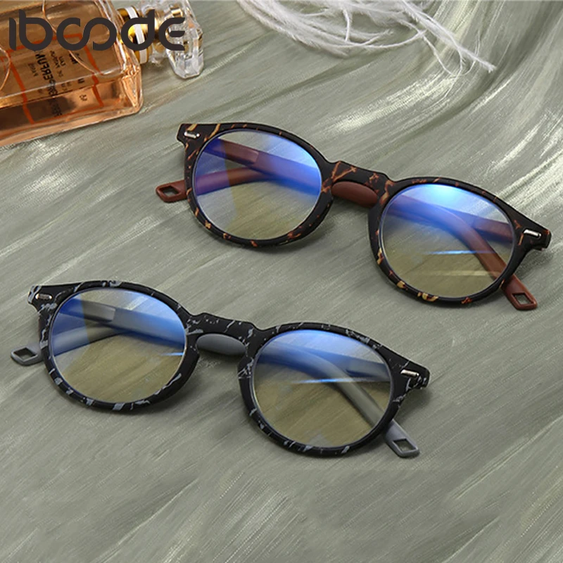 

iboode Reading Glasses Men Women Anti Blue Light Computer Gaming Goggle Presbyopia Hyperopia Eyeglasses Unisex Eyewear Mirror