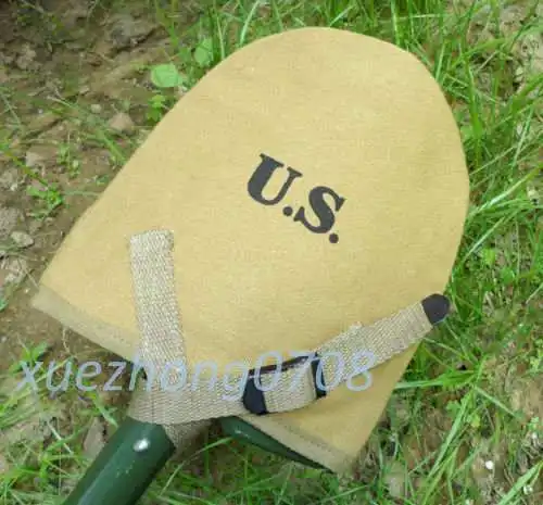 Армия США WW2 M1910 лопатка с Т образной ручкой армейская лопата холщовым чехлом