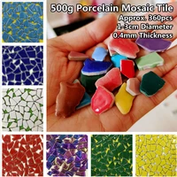 500gapprox 360pcs porcelain mosaic tile 1 3cm diameter 0 4mm thickness ceramic mosaic tile diy mosaic craft making tiles