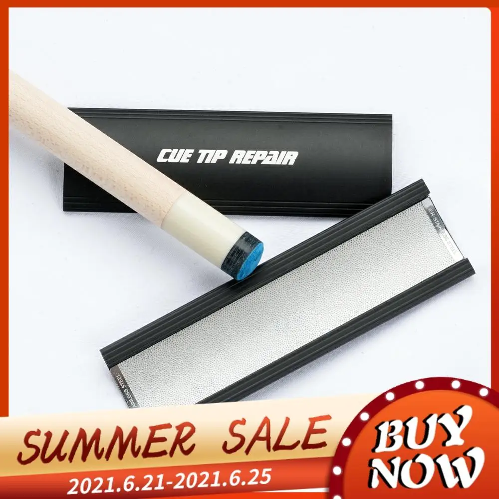 

Cue Tip Repair Tool Stainless Steel Metal Billiard Pool Cue Tip Shaper Burnisher Sander Repair Pool Cue Care Billiard Accessory