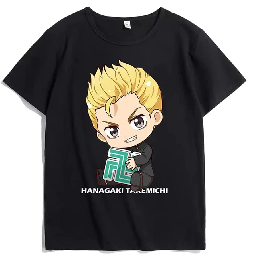 

Anime Tokyo Revengers kids Adult Tshirt Cartoon Graphic Short Sleeve O-Neck Plussize T Shirt Female Clothes Tee Tops