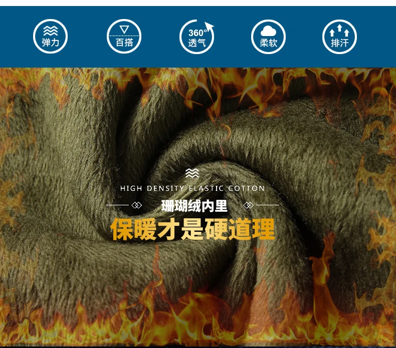 

2019 Winter New Men Warm Fleece Pants Mens Business Slim Fit Elastic Stretch Long Trousers High Quality Casual Leisure Pants