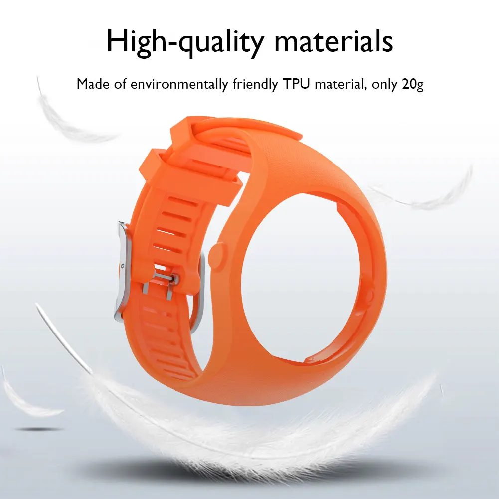 smart watch bracelet strap replacement solid wrist band for polar m200 watch fit 22mm wearable devices accessories free global shipping