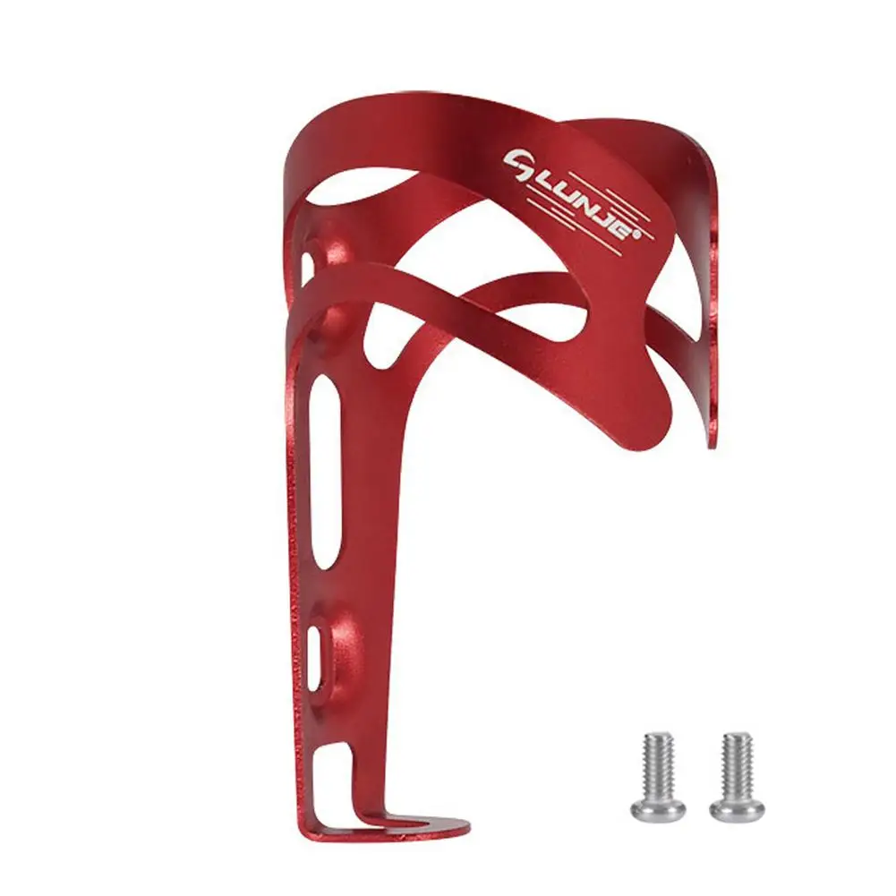 

Bike Bottle Cage Aluminum Alloy Bicycle Water Bottle Holder With 2 Screws Ultralight Kettle Rack For Road Bike Cycling