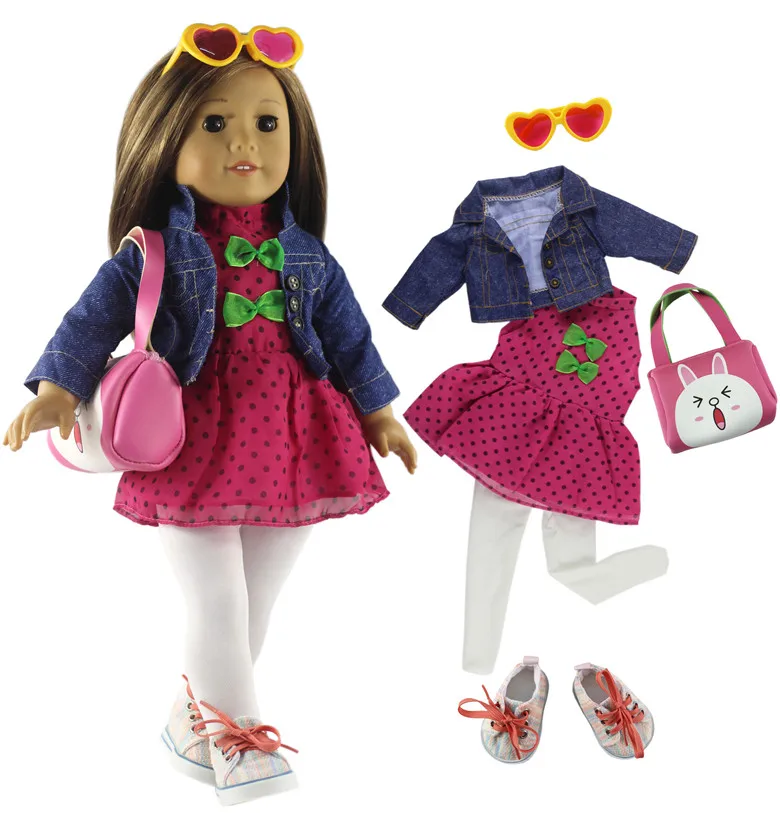 Новинка 18 дюймовая планка для дюймовой американской куклы множество стилей на
