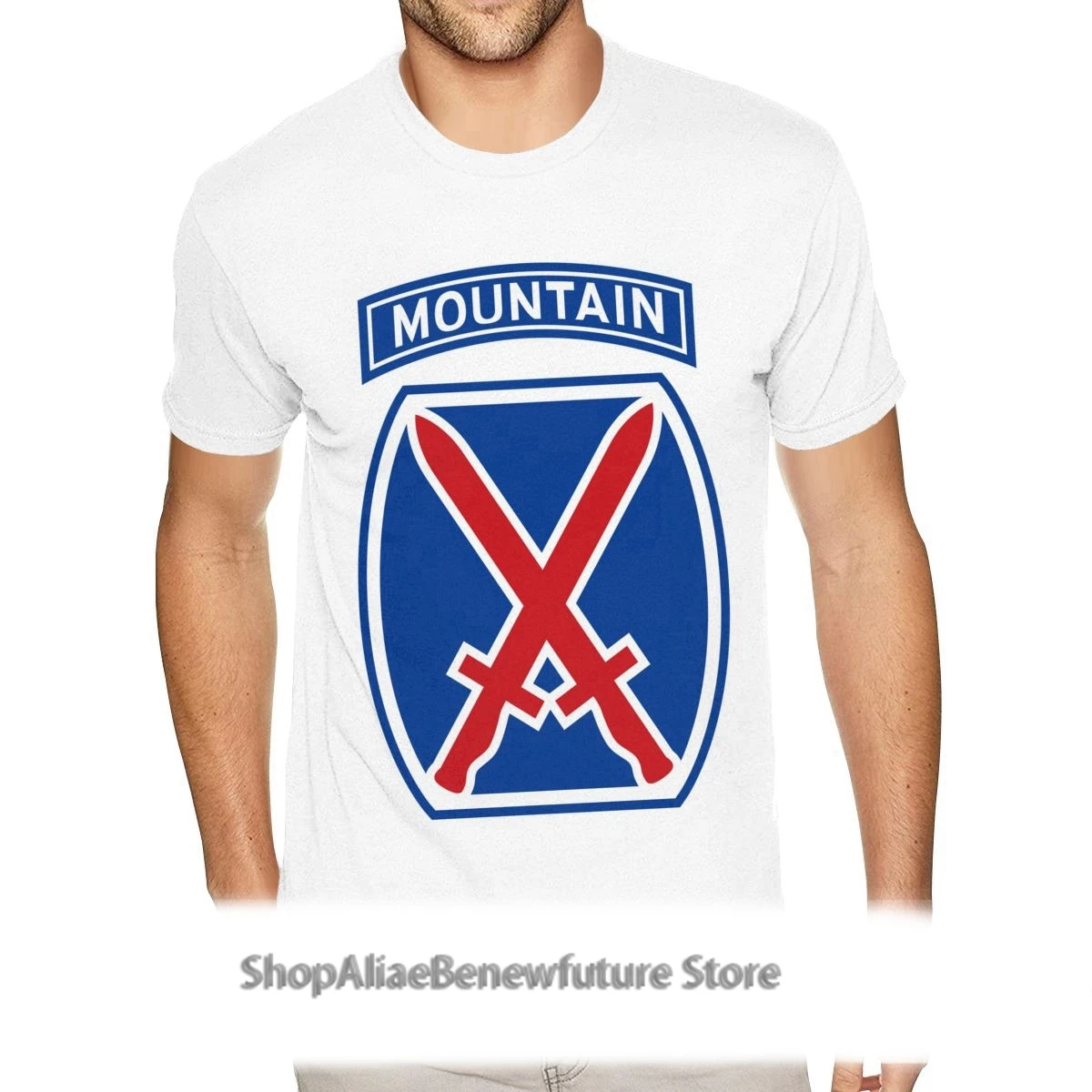 

10th Mountain Division Teeshirts Family Korean Men Fashion Tee Men Short Sleeved Low Price Brand Clothing