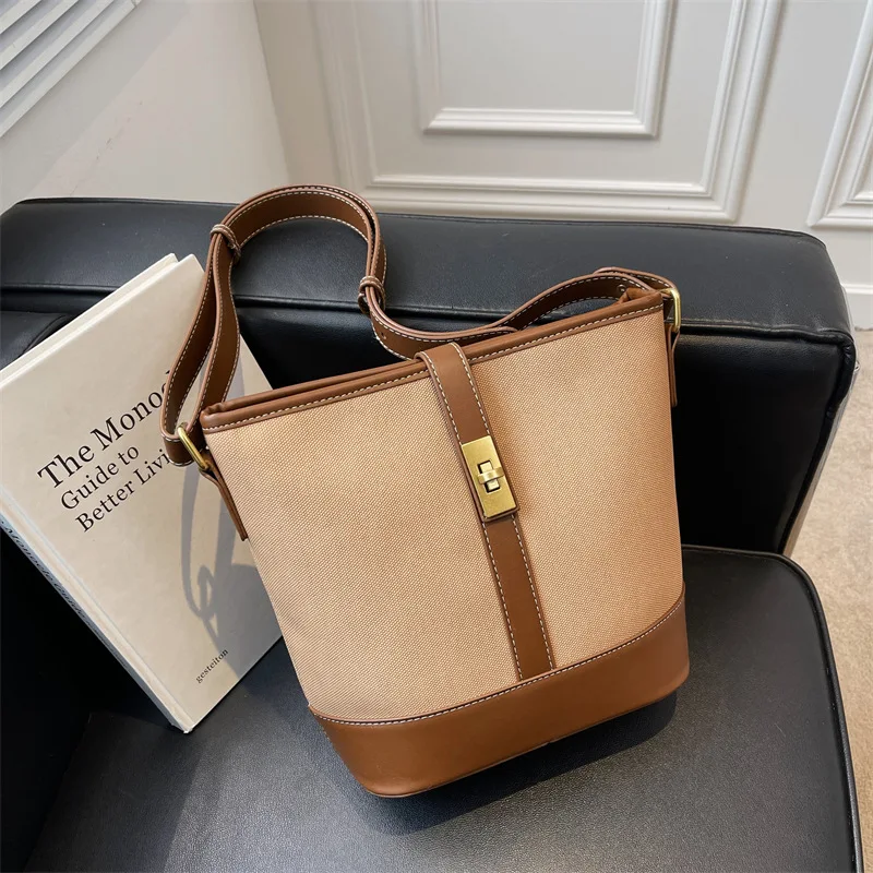 

Повседневные женские холщовые сумки, сумка-мешок, высококачественные женские маленькие сумки через плечо для женщин, модная женская сумка-...