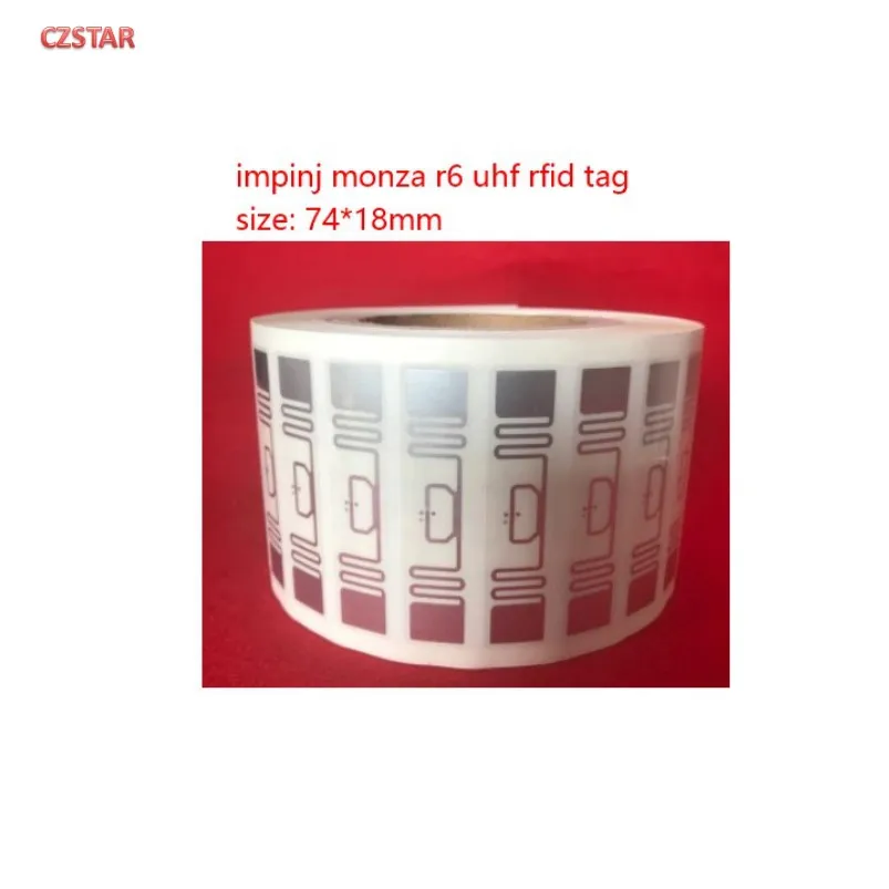 400pcs long range r6 chip RFID Impinj Monza R6 uhf tags epc gen2 Passive UHF tag stickers wet inlay