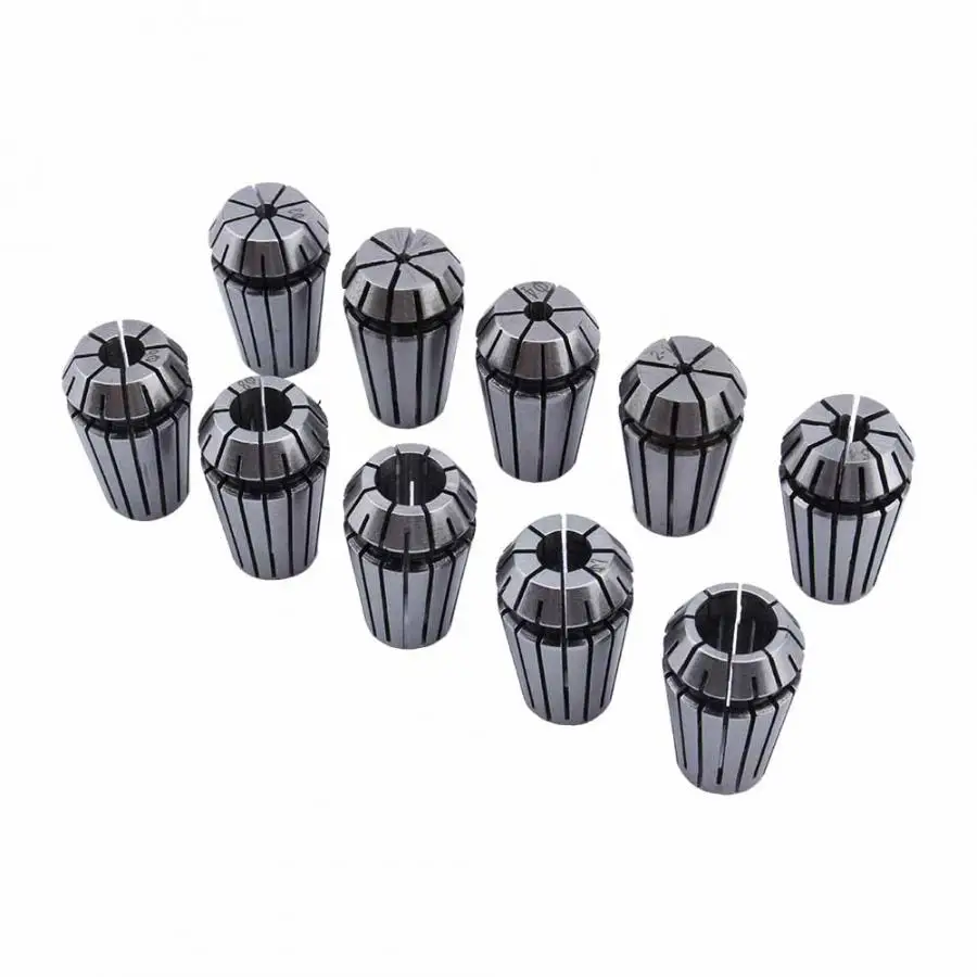 10PCS/Set 1-10mm ER16 Spring Collet Set For CNC Milling lathe Tool Engraving Machine 1mm/2mm/3mm/4mm/5mm/6mm/7mm/8mm/9mm/10mm |