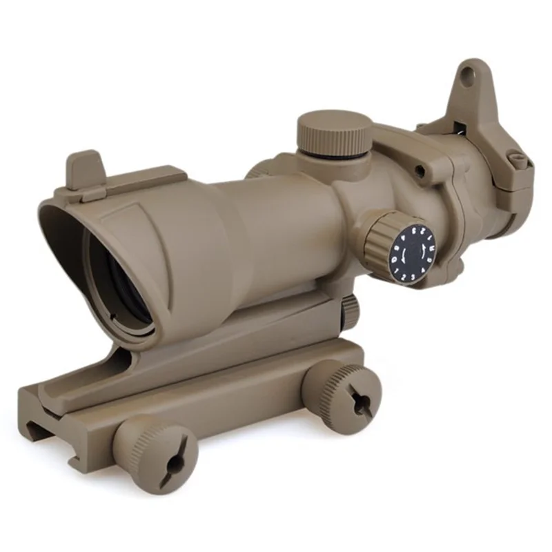 AIM ACOG 4X32 Красный точка зрения оптический прицел Прицелы Воздушный пистолет тактический Reddot пневматический прицел для страйкбола охотничьи прицелы AO5318