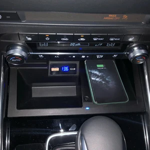 15w car qi wireless charging phone charger for mazda cx5 cx 5 fast charger charging case phone holder accessories 2017 2021 free global shipping