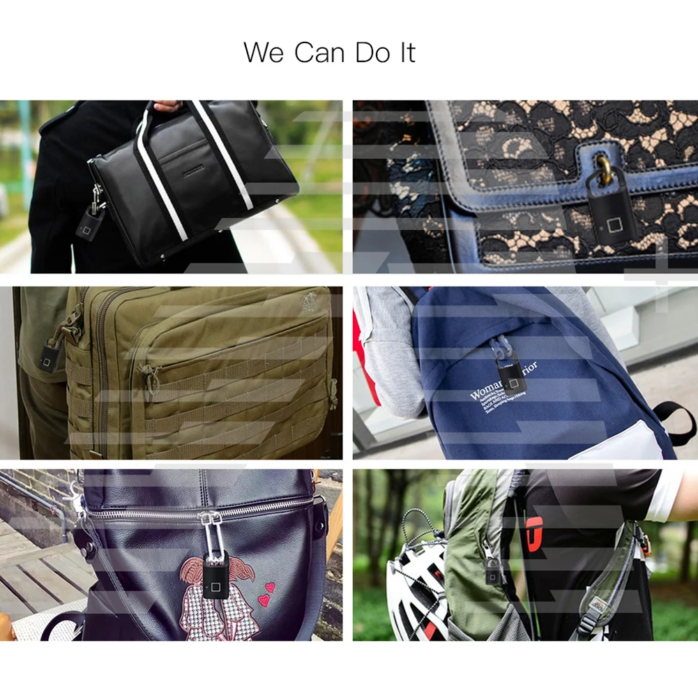 Умный Замок для дверей без ключа с зарядкой от USB функцией быстрой разблокировки