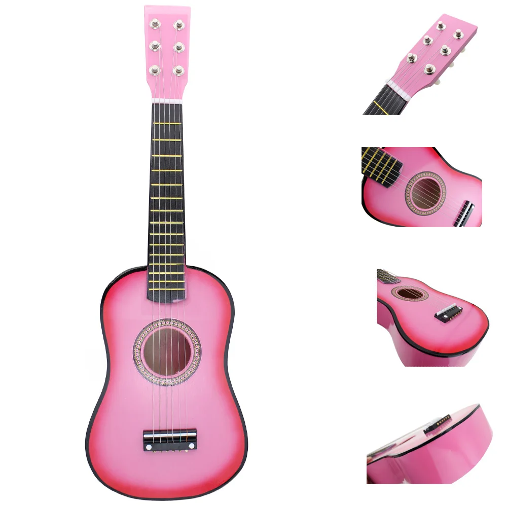 Мини гитара укулеле 23 дюймов Ukelele концертный цветной палисандр Акустическая