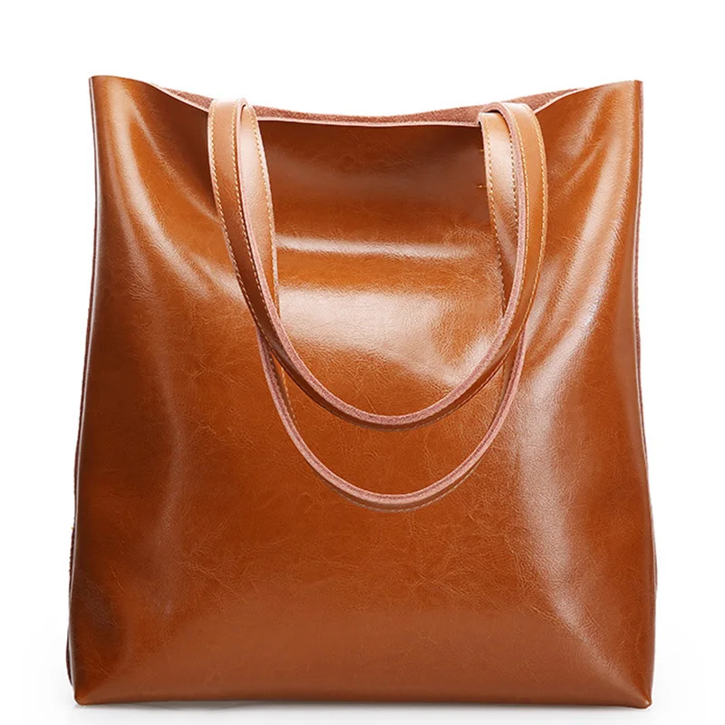 Сумка-тоут женская из натуральной воловьей кожи 2020 | Багаж и сумки