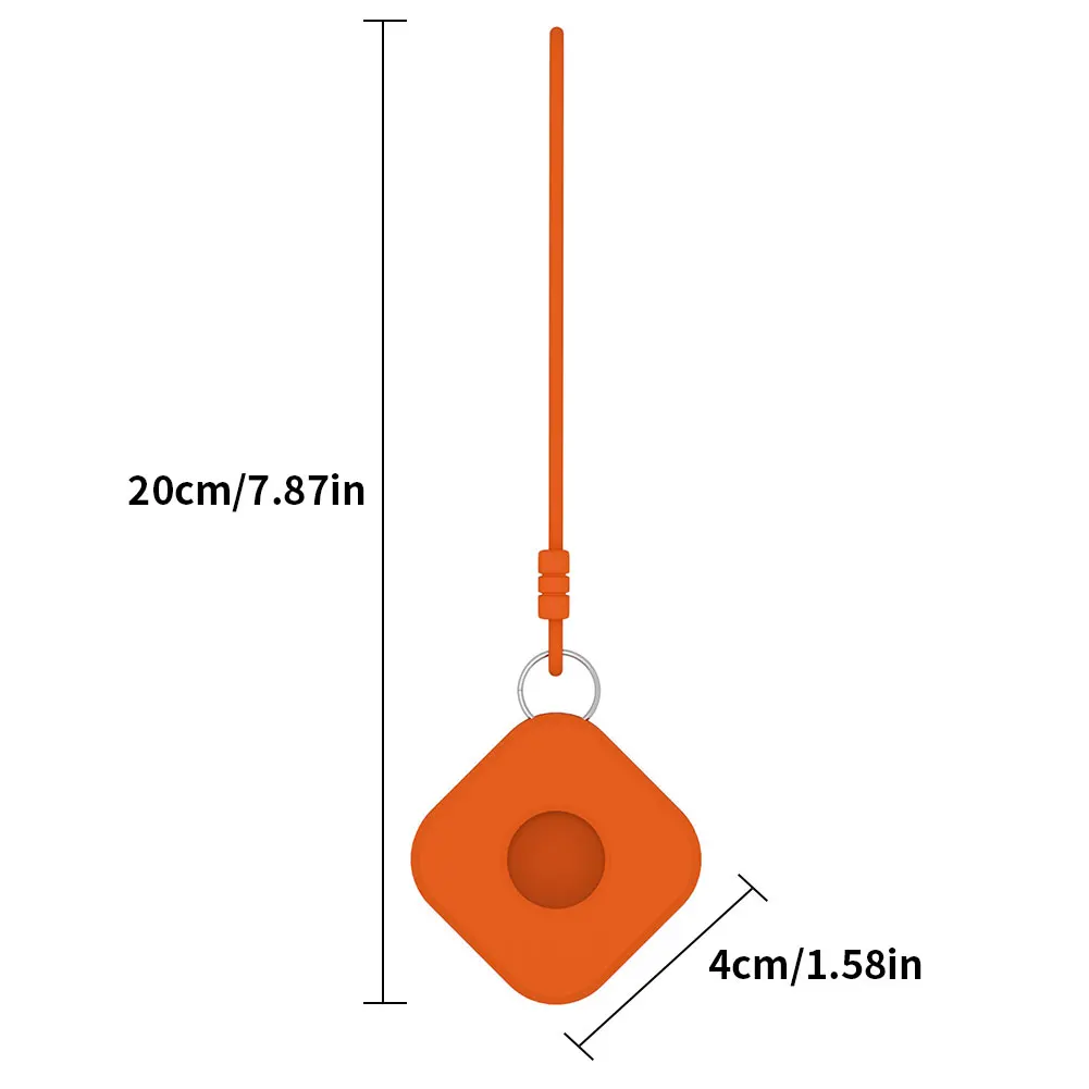 

Soft Washable Silicone Protection Cover For Airtags Anti-Scratch Squre Bluetooth Wireless Tracker Case Locator Protector Shell