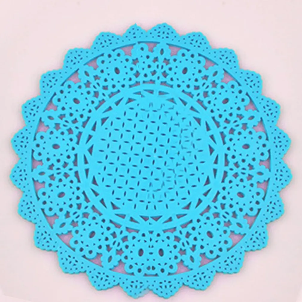 Горячее предложение! винтажный коврик подставка с кружевами для чаши круглый полый подстаканник