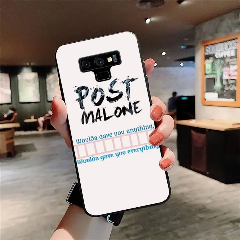 Модный чехол для телефона Post Malone Beerbongs Samsung Note 10Pro Note20ultra note20 note10lite M30S Coque |