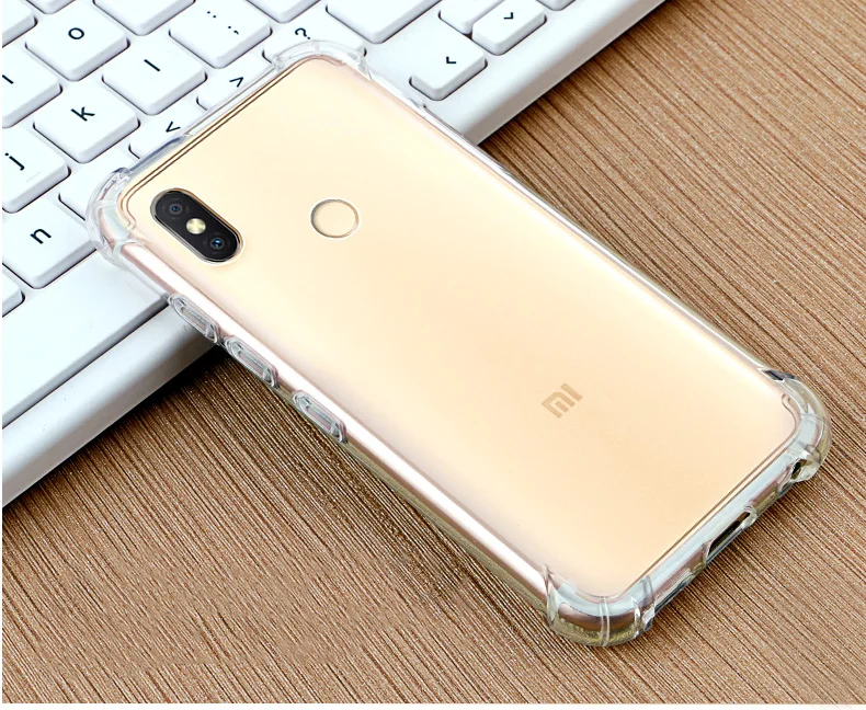 Чехол для Xiaomi Redmi Note 5 мягкий силиконовый чехол из ТПУ Для 1 мм толстый прозрачный