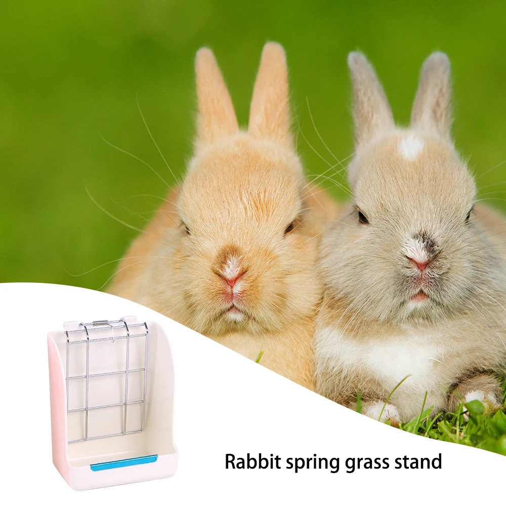 Весна кролик устройство для подачи сена держать чистый Еда контейнер Pet свинки