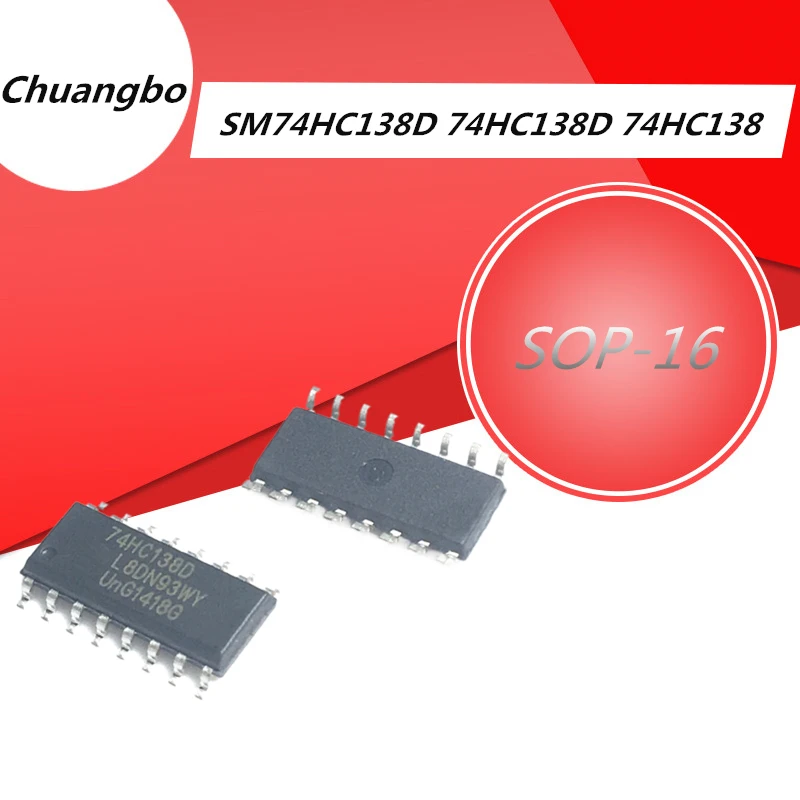 10 шт. 74HC138D 74HC138 SN74HC138D SOP-16 новая точка | Электронные компоненты и принадлежности