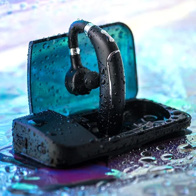 

Bluetooth 5.0 Sports Headset Mini Wireless Earphone Hands-free Earloop Earbuds Music Earpieces for IOS Android phone