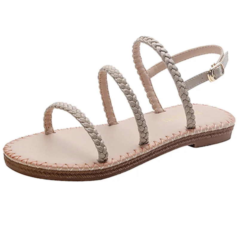 

Women's Sandals Summer Shoes Rome Style Woman Wedge Solid Plus Size Flip Flops Drop Shipping Shoes Sandalias Mujer