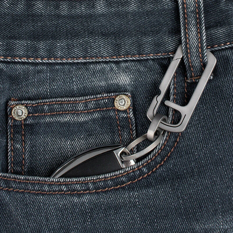 

Fashion Unisex Titanium Alloy Gift Key Chains Keychain Keyfob Keyring Decoration
