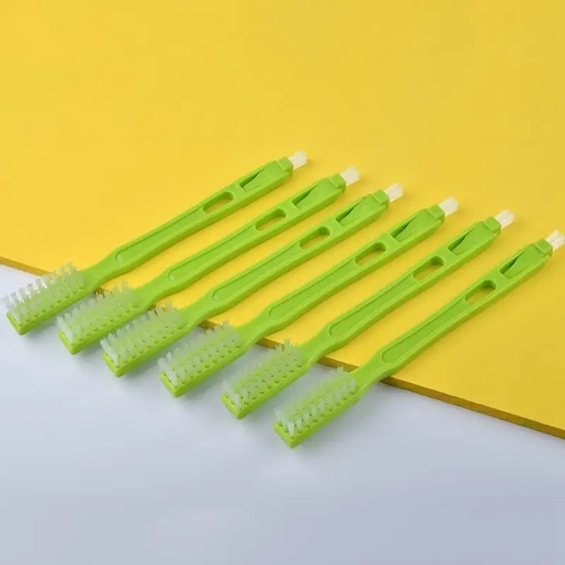 1pc Small Appliance Cleaning Brush Durable Double-End Receiver Brush Espresso Brush Green Color Cup Brush Kitchen Cleaning Tools